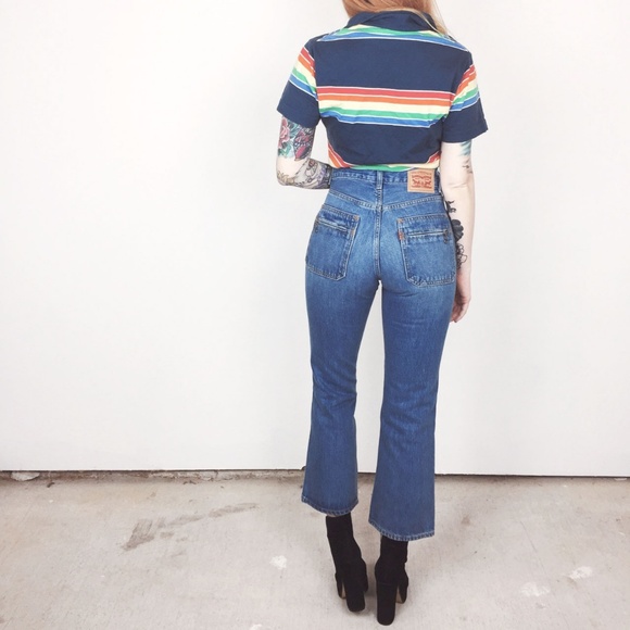 Levi’s Orange Tab Kick Flare Jeans - Size 26 - Picture 2 of 7